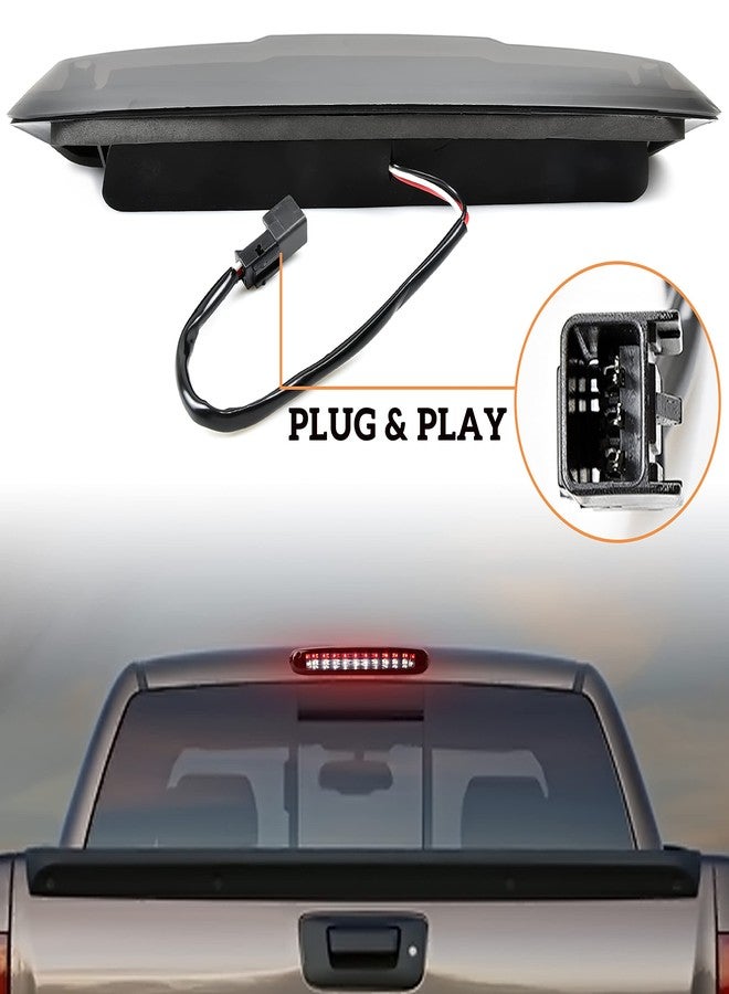 KEWISAUTO LED Third 3rd Brake Light for Silverado Sierra 07-14, LED Rear Center High Mount Stop Tail Lights Cab Roof Lamp for Chevy Silverado GMC Sierra 1500 2500HD 3500HD 2007-2014 Truck Accessories - Image 4